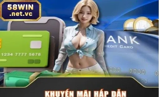 Phần thưởng hấp dẫn khi nạp tiền tại 58WIN