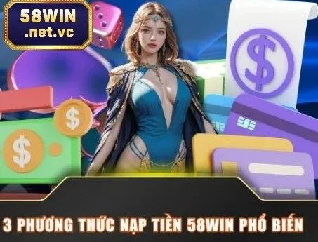 Rút tiền 58Win qua hình thức đổi thẻ 